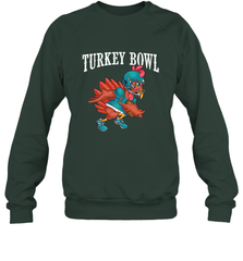 Cool Turkey Bowl _ Funny Thanksgiving Football Player Crewneck Sweatshirt Crewneck Sweatshirt - FordPhuMy