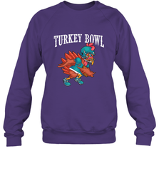 Cool Turkey Bowl _ Funny Thanksgiving Football Player Crewneck Sweatshirt Crewneck Sweatshirt - FordPhuMy