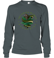 The Green Mamba, Cannabist, Weed Grower Pot Smoker Long Sleeve T-Shirt Long Sleeve T-Shirt - FordPhuMy