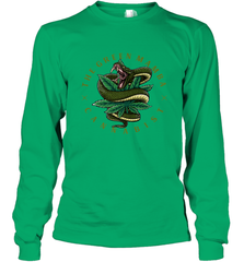 The Green Mamba, Cannabist, Weed Grower Pot Smoker Long Sleeve T-Shirt Long Sleeve T-Shirt - FordPhuMy