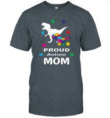 Proud Autism Mom T Rex Dinosaur Autism Awareness Men's T-Shirt Men's T-Shirt - FordPhuMy