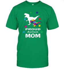 Proud Autism Mom T Rex Dinosaur Autism Awareness Men's T-Shirt Men's T-Shirt - FordPhuMy