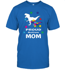 Proud Autism Mom T Rex Dinosaur Autism Awareness Men's T-Shirt Men's T-Shirt - FordPhuMy