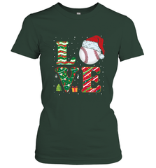 Funny Kid Boys Love Baseball Christmas Ball Santa Hat Gift Women's T-Shirt Women's T-Shirt - FordPhuMy