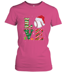 Funny Kid Boys Love Baseball Christmas Ball Santa Hat Gift Women's T-Shirt Women's T-Shirt - FordPhuMy