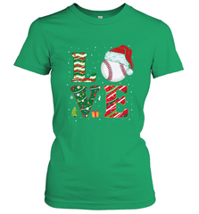 Funny Kid Boys Love Baseball Christmas Ball Santa Hat Gift Women's T-Shirt Women's T-Shirt - FordPhuMy