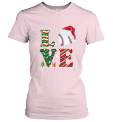 Funny Kid Boys Love Baseball Christmas Ball Santa Hat Gift Women's T-Shirt Women's T-Shirt - FordPhuMy