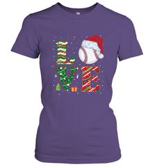 Funny Kid Boys Love Baseball Christmas Ball Santa Hat Gift Women's T-Shirt Women's T-Shirt - FordPhuMy