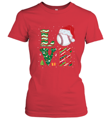 Funny Kid Boys Love Baseball Christmas Ball Santa Hat Gift Women's T-Shirt Women's T-Shirt - FordPhuMy