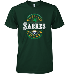 Buffalo Sabres Fanatics Branded Black St. Patrick's Day Forever Lucky 01 Men's Premium T-Shirt Men's Premium T-Shirt - FordPhuMy