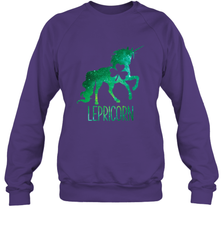 Lepricorn Leprechaun Unicorn shirt St Patricks Day Crewneck Sweatshirt Crewneck Sweatshirt - FordPhuMy