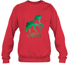 Lepricorn Leprechaun Unicorn shirt St Patricks Day Crewneck Sweatshirt Crewneck Sweatshirt - FordPhuMy