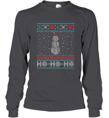 Christmas Baseball Snowman Ugly Christmas Xmas Long Sleeve T-Shirt Long Sleeve T-Shirt - FordPhuMy