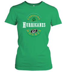 Carolina Hurricanes Fanatics St. Patrick's Day Forever Lucky Women's T-Shirt Women's T-Shirt - FordPhuMy