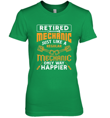 Retired Mechanic Just Like A Regular Only Way Happier Women's Premium T-Shirt Women's Premium T-Shirt - FordPhuMy
