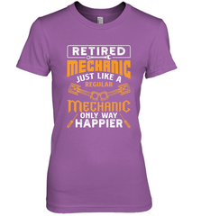 Retired Mechanic Just Like A Regular Only Way Happier Women's Premium T-Shirt Women's Premium T-Shirt - FordPhuMy