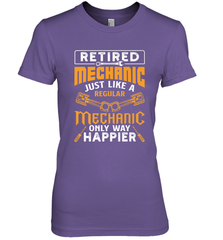 Retired Mechanic Just Like A Regular Only Way Happier Women's Premium T-Shirt Women's Premium T-Shirt - FordPhuMy