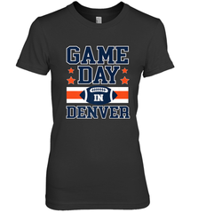 NFL Denver Co Game Day Football Home Team Colors Women's Premium T-Shirt Women's Premium T-Shirt - FordPhuMy