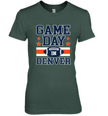 NFL Denver Co Game Day Football Home Team Colors Women's Premium T-Shirt Women's Premium T-Shirt - FordPhuMy