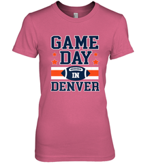 NFL Denver Co Game Day Football Home Team Colors Women's Premium T-Shirt Women's Premium T-Shirt - FordPhuMy