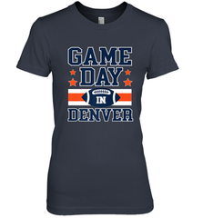 NFL Denver Co Game Day Football Home Team Colors Women's Premium T-Shirt Women's Premium T-Shirt - FordPhuMy