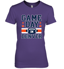 NFL Denver Co Game Day Football Home Team Colors Women's Premium T-Shirt Women's Premium T-Shirt - FordPhuMy