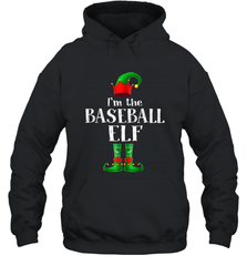 I'm The Baseball Elf Matching Family Pajama Christmas Hooded Sweatshirt Hooded Sweatshirt - FordPhuMy