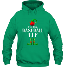 I'm The Baseball Elf Matching Family Pajama Christmas Hooded Sweatshirt Hooded Sweatshirt - FordPhuMy