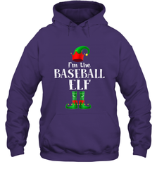 I'm The Baseball Elf Matching Family Pajama Christmas Hooded Sweatshirt Hooded Sweatshirt - FordPhuMy