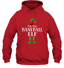 I'm The Baseball Elf Matching Family Pajama Christmas Hooded Sweatshirt Hooded Sweatshirt - FordPhuMy