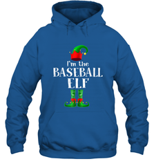 I'm The Baseball Elf Matching Family Pajama Christmas Hooded Sweatshirt Hooded Sweatshirt - FordPhuMy