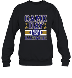 NFL Baltimore MD. Game Day Football Home Team Crewneck Sweatshirt