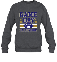 NFL Baltimore MD. Game Day Football Home Team Crewneck Sweatshirt Crewneck Sweatshirt - FordPhuMy