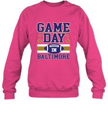 NFL Baltimore MD. Game Day Football Home Team Crewneck Sweatshirt Crewneck Sweatshirt - FordPhuMy