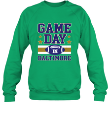 NFL Baltimore MD. Game Day Football Home Team Crewneck Sweatshirt Crewneck Sweatshirt - FordPhuMy
