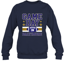 NFL Baltimore MD. Game Day Football Home Team Crewneck Sweatshirt Crewneck Sweatshirt - FordPhuMy
