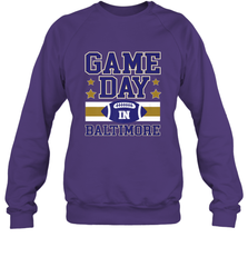 NFL Baltimore MD. Game Day Football Home Team Crewneck Sweatshirt Crewneck Sweatshirt - FordPhuMy