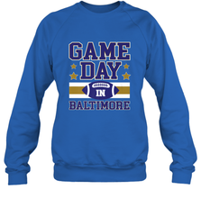 NFL Baltimore MD. Game Day Football Home Team Crewneck Sweatshirt Crewneck Sweatshirt - FordPhuMy