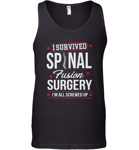 I Survived Spinal Fusion Surgery Men's Tank Top Men's Tank Top / Black / XS Men's Tank Top - FordPhuMy