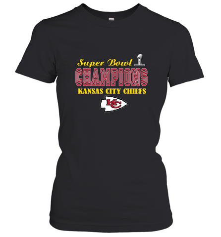 NFL super bowl Kansas City Chiefs champions Women's T-Shirt Women's T-Shirt / Black / S Women's T-Shirt - FordPhuMy