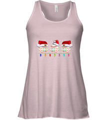 Three Baseball Balls Christmas Gift Santa Xmas lights Snow Women's Racerback Tank Women's Racerback Tank - FordPhuMy
