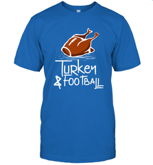 Turkey And Football Thanksgiving Day Football Fan Holiday Gift Men's T-Shirt Men's T-Shirt - FordPhuMy