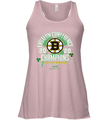 NHL ST PATRICK'S DAY Boston Bruins Fanatics 2020 Eastern Conference Champions Defensive Zone Women's Racerback Tank Women's Racerback Tank - FordPhuMy