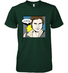 Star Wars Han Solo I Know Pop Art Couples Men's Premium T-Shirt Men's Premium T-Shirt - FordPhuMy