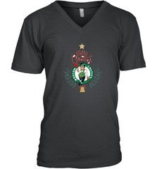 NBA Boston Celtics Logo merry Christmas gilf Men's V-Neck Men's V-Neck - FordPhuMy