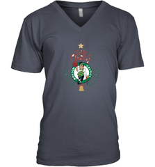 NBA Boston Celtics Logo merry Christmas gilf Men's V-Neck Men's V-Neck - FordPhuMy