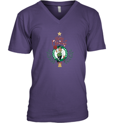 NBA Boston Celtics Logo merry Christmas gilf Men's V-Neck Men's V-Neck - FordPhuMy