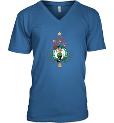NBA Boston Celtics Logo merry Christmas gilf Men's V-Neck Men's V-Neck - FordPhuMy