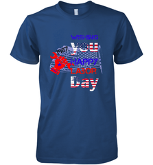 Happy labor day wishes USA flag for men and woman Men's Premium T-Shirt Men's Premium T-Shirt - FordPhuMy