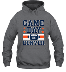 NFL Denver Co Game Day Football Home Team Colors Hooded Sweatshirt Hooded Sweatshirt - FordPhuMy